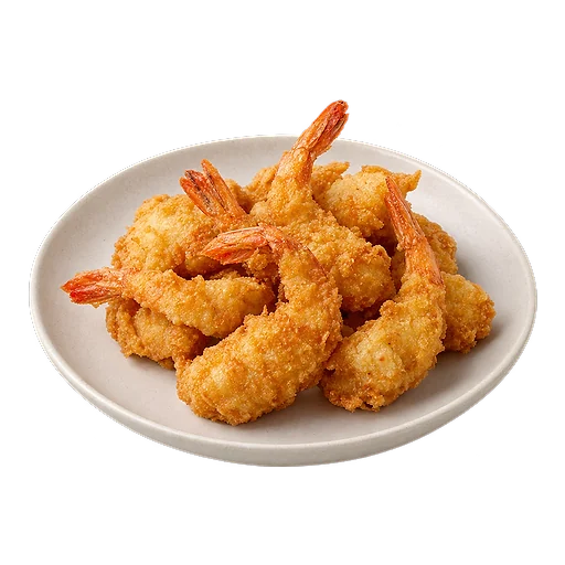 Frittierte Garnelen