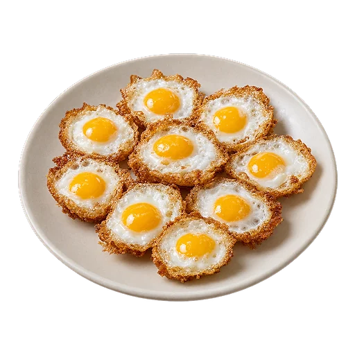 Frittierte Wachteleier