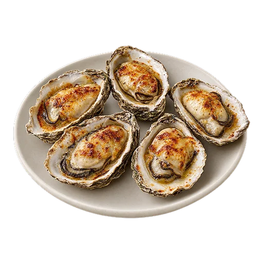 Grilled oysters