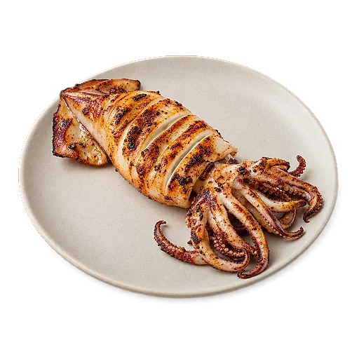Grilled squid