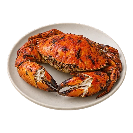 Grilled crab