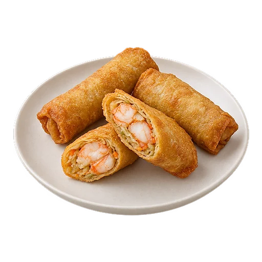 Fried shrimp spring rolls
