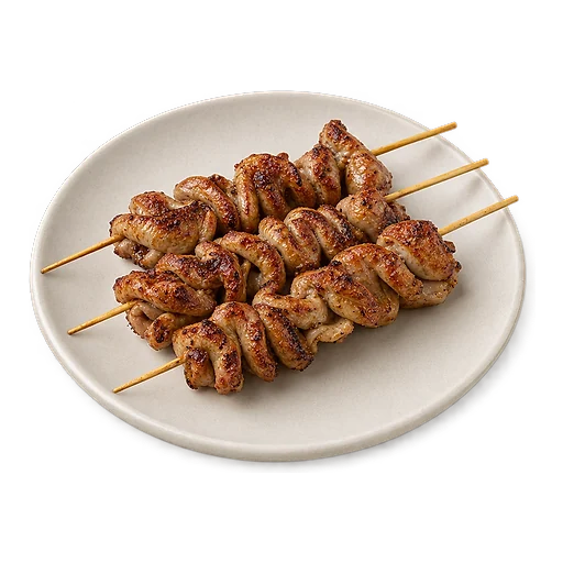 Grilled pork intestines